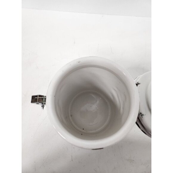 Vtg Home Studio Coastal Collection Ceramic Clam Seafood Theme Canister Container - Picture 9 of 15